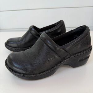 B.O.C. Born Concept Women's Black Clogs 7.5